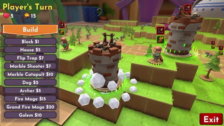 Table Tactics: physics-driven tabletop battles screenshot