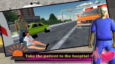 Ambulance Rescue Driver 3d 2016 : free game Image