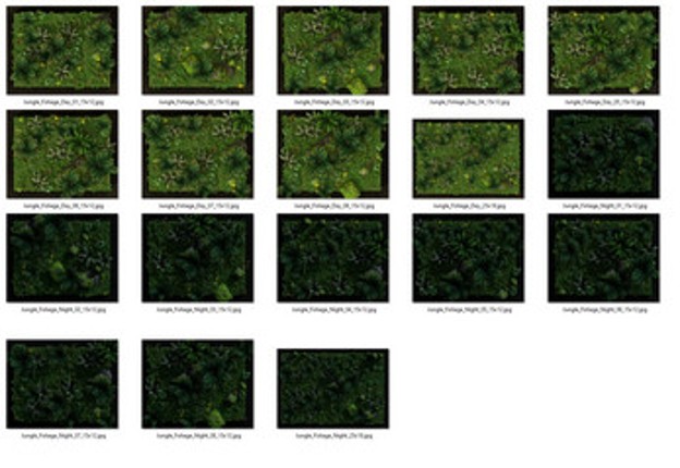 Battle Maps: Jungle Maps 01 for DnD PF2E & other TTRPGs screenshot