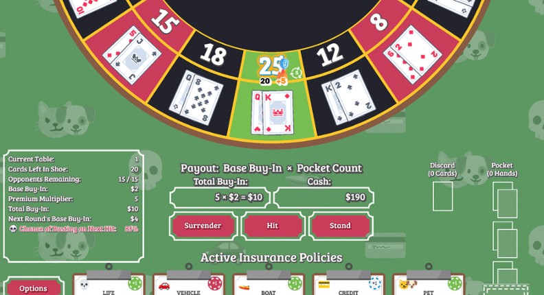 Blackjack Roulette screenshot