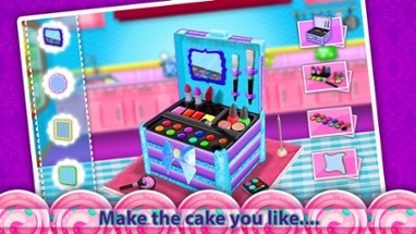 Cosmetic Box Cake Game! Make Edible Beauty Box Image