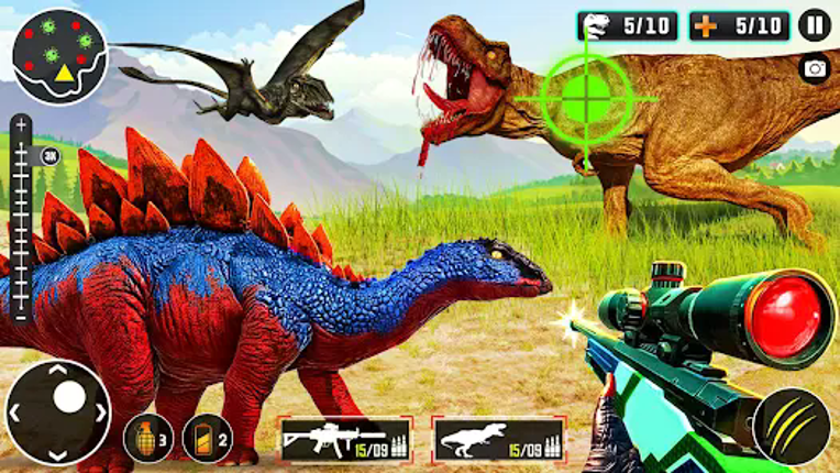 Wild Dinosaur Hunting Gun Game Image