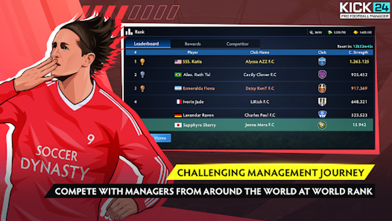 KICK 25: Pro Football Manager screenshot