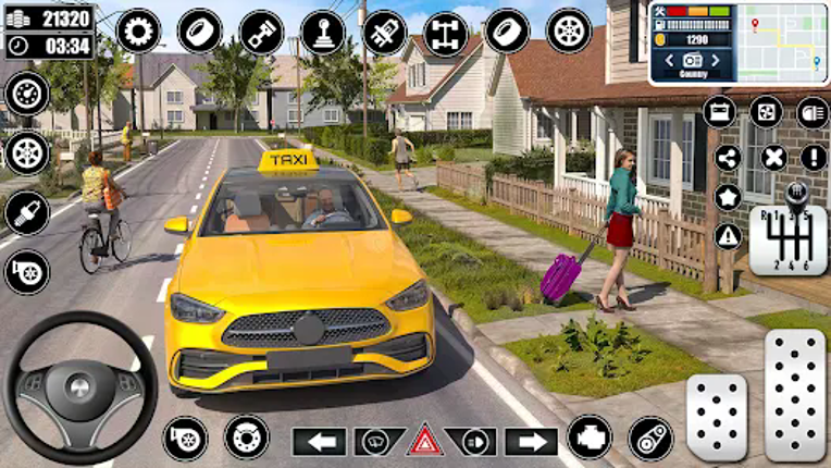 City Taxi Games Car Driving 3D screenshot