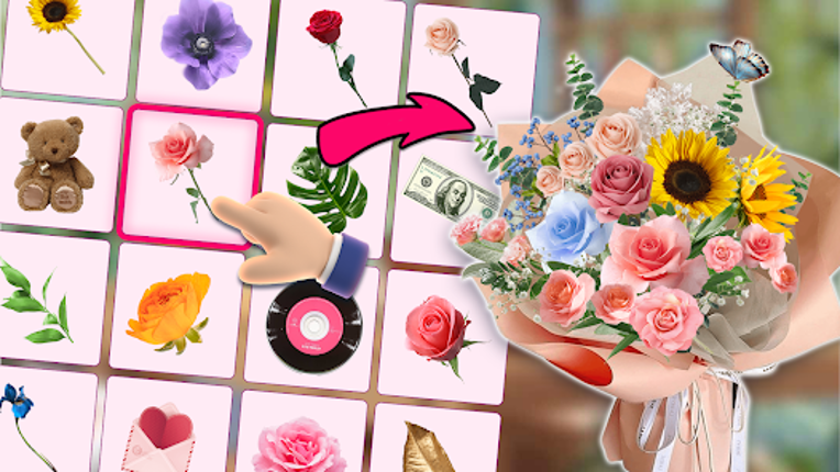 Flower Maker Game: Valentine screenshot