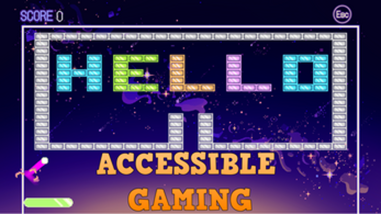 One Button Controlled - Brick Game - Accessible Game Image