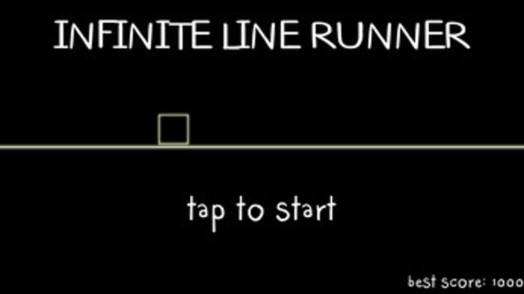 Infinite 2d line runner - avoid triangle obstacles - android hyper casual game Image