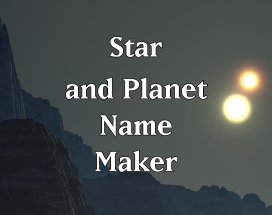 Star and Planet Name Maker Image