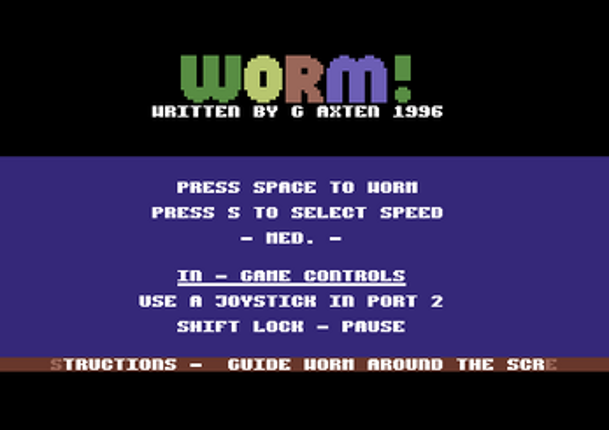 Worm! screenshot
