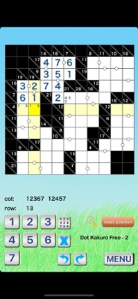 Kakuro Challenge - Cross Sum screenshot