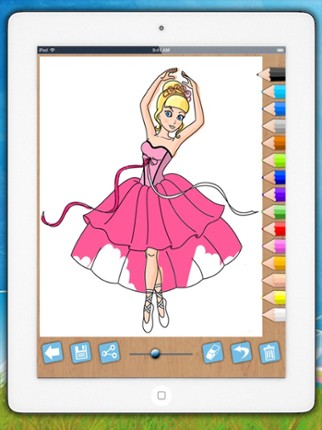 Paint and color princesses - Educational game Image