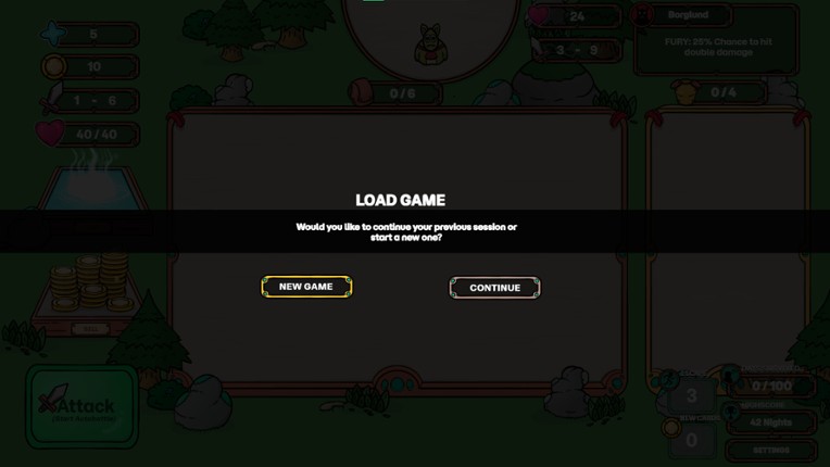 Runewood: Hundred Nights screenshot