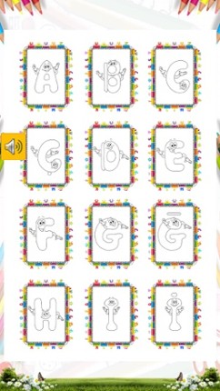 Alfabe Boyama Kitabı - Minik Bilge Türkçe Harfleri Boyayarak Öğreniyor screenshot