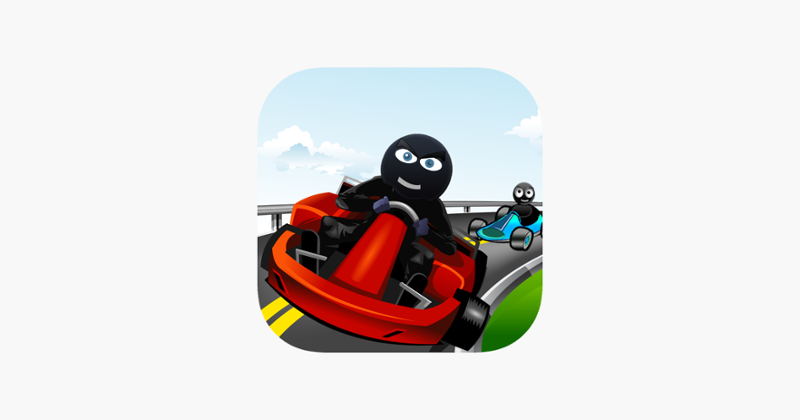 Angry Stick-man Road Karts: Asphalt Go-Kart Racing Free Image
