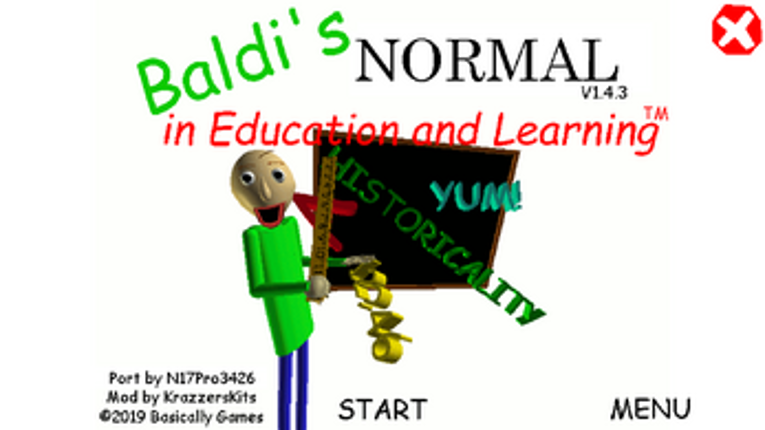 Baldi's Normal Basics 1.4.3 Port screenshot