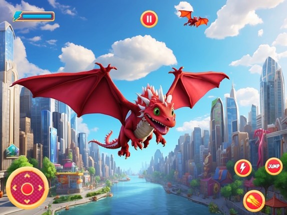 Flying Baby Dragon Pet Monster screenshot
