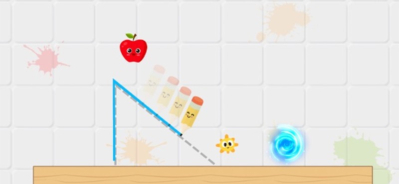 Fruit Escape: Draw Line screenshot