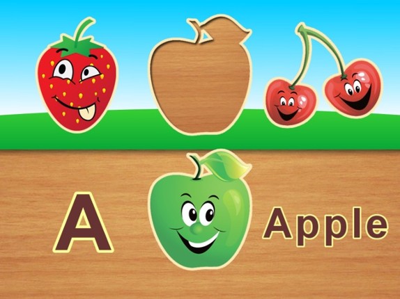 Fruits alphabet for kids - children's preschool learning and toddlers educational game Image