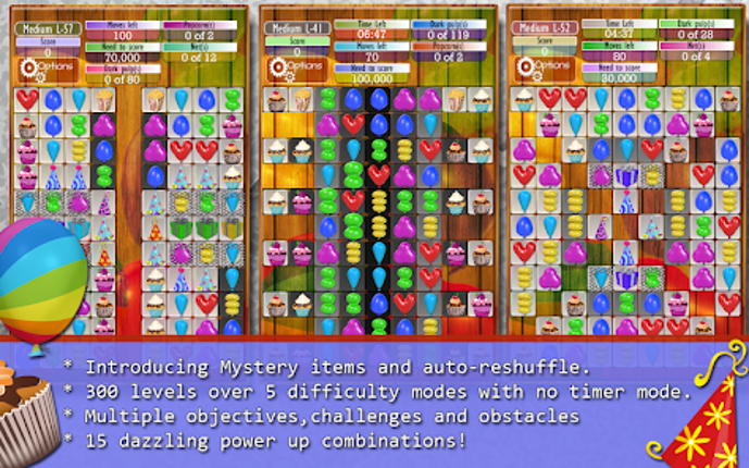 Balloon Drops - Match 3 puzzle Image