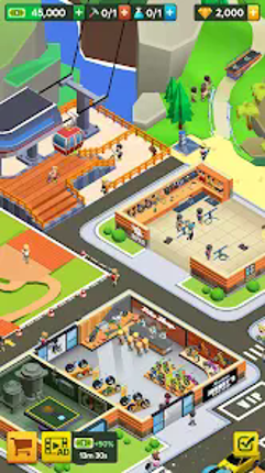 Mountain Bike Park-Tycoon Game screenshot