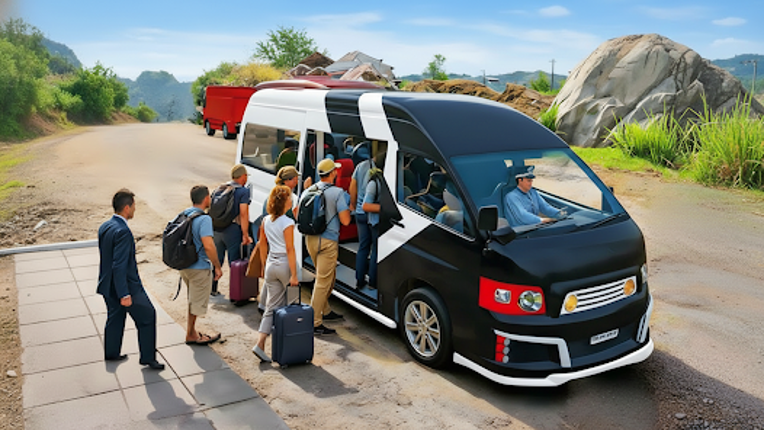 City Van Simulator: Coach Game screenshot