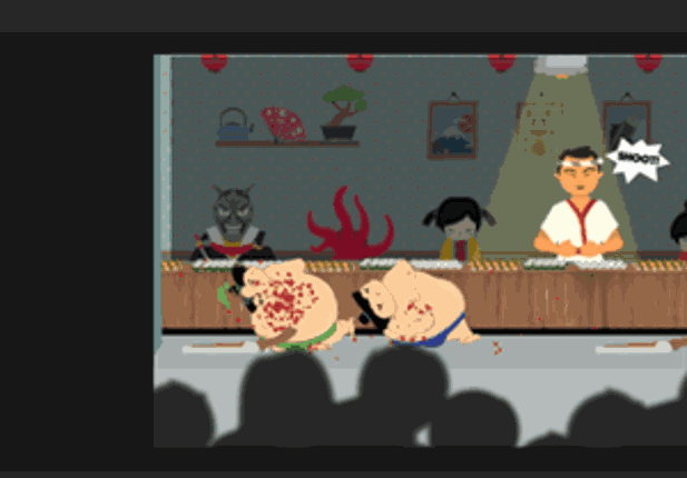 Brain Damage Sumo Gunfight screenshot