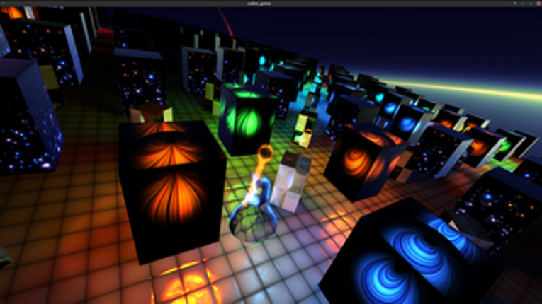 Cubes experiment screenshot