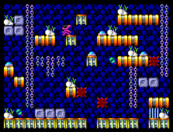 Grelox: Contagion (ZX Spectrum Next) screenshot