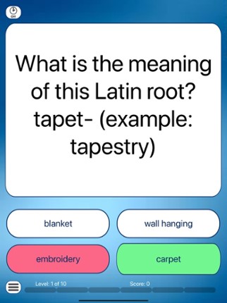 Greek and Latin Root Words screenshot