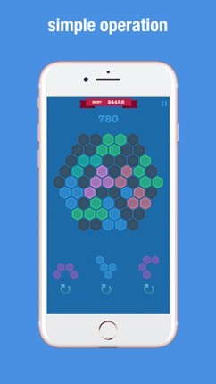 Hexagon Match Geometry Puzzle screenshot