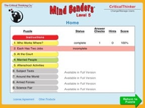 Mind Benders® Level 5 (Free) Image