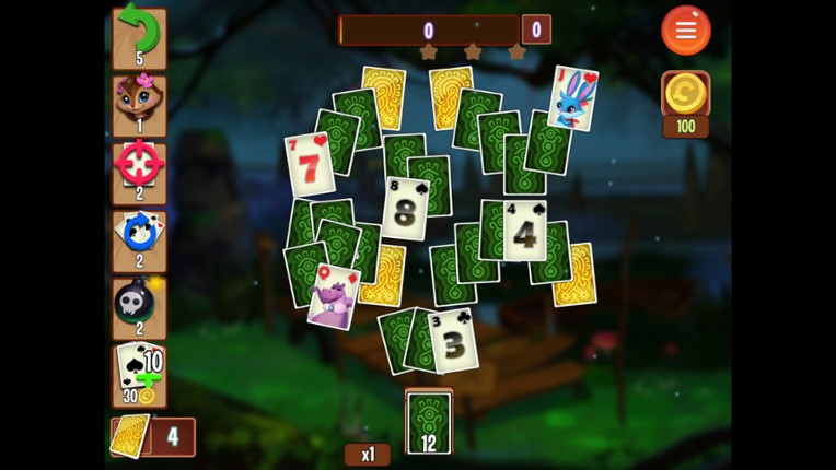 Rainforest Solitaire screenshot