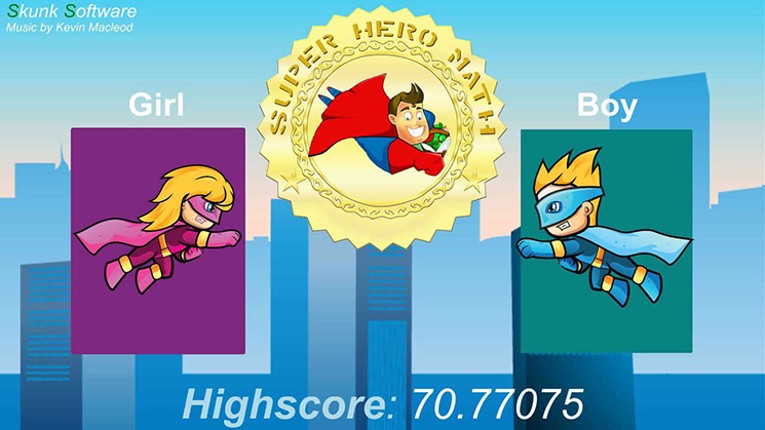 Super Hero Math screenshot