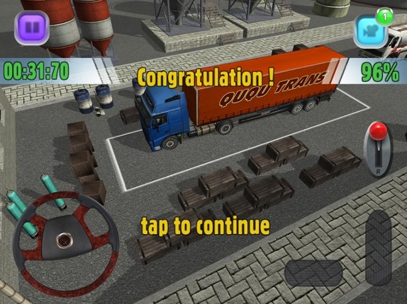 Truck Sim - Free 3D Parking Simulator Game screenshot