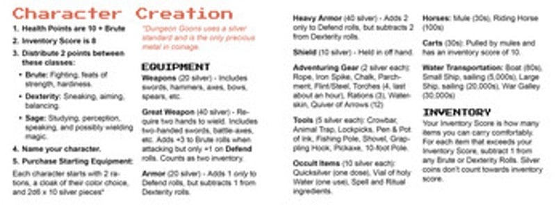 Advanced Dungeon Goons Image