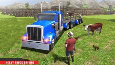 Farm &amp; Zoo Angry Animals Transporter Truck Driving Image