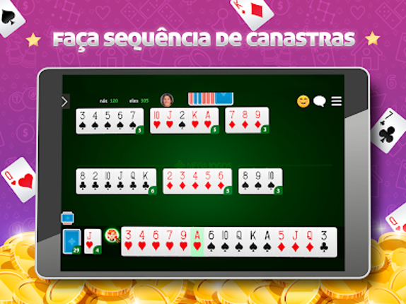 Buraco Online - Mano a Mano screenshot