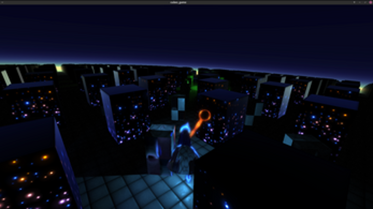 Cubes experiment screenshot