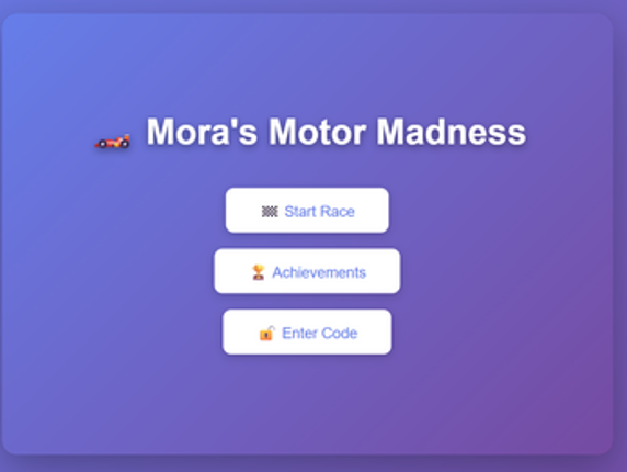 Mora's Motor Madness - Free Racing Game (Early Access) screenshot
