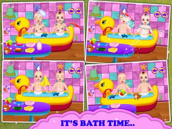 Newborn Twins Baby Care - Kids Games for Girls screenshot