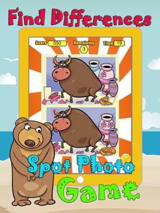 Photo Hunt Find The Spot Difference Games For Kids screenshot