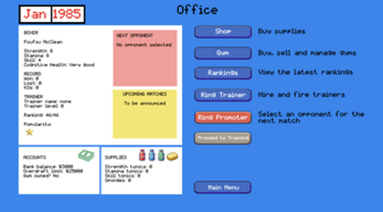 Pro Boxing Manager screenshot