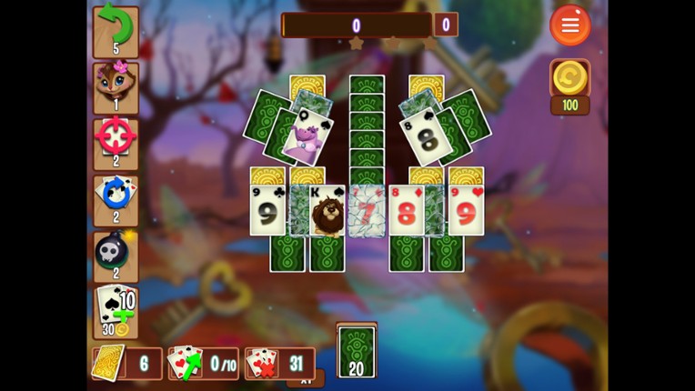 Rainforest Solitaire screenshot