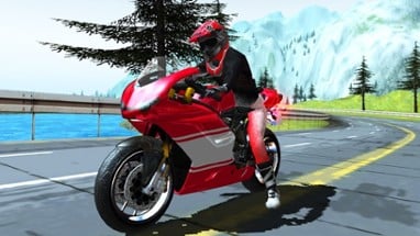 3D Highway Bike Rider Free Image