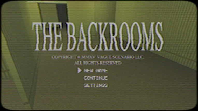 Backrooms screenshot