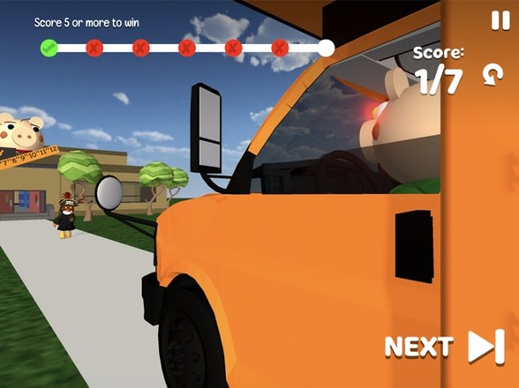 Balddy Piggy Monster School screenshot