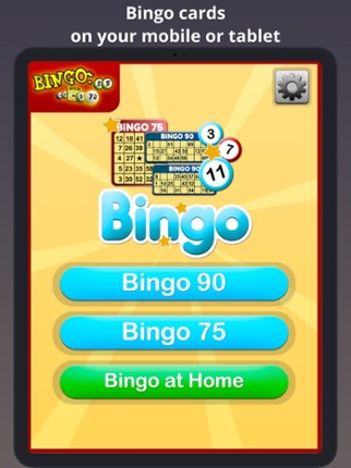 Bingo Cards by Bingo at Home screenshot