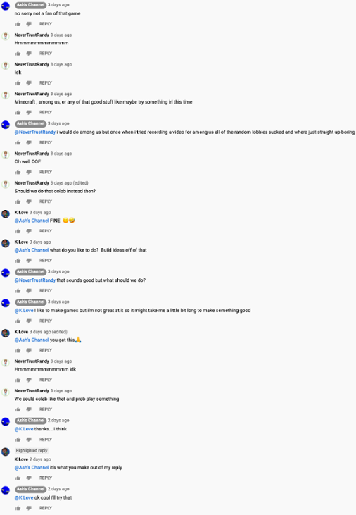 Games like Comments game