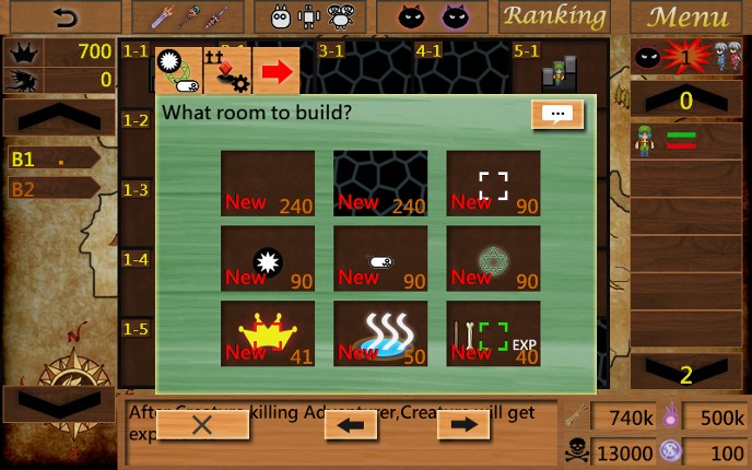 Dungeon Builder S screenshot