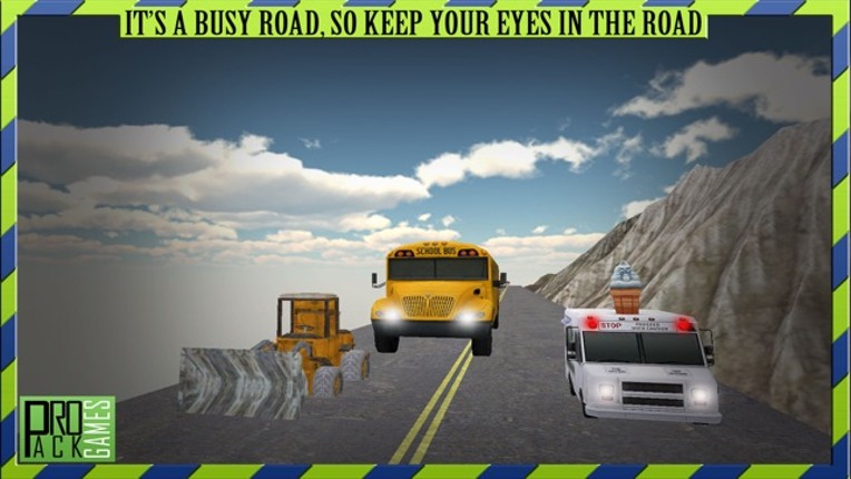Fast School Bus Driving Simulator 3D Free - Kids pick & drop simulation game free screenshot